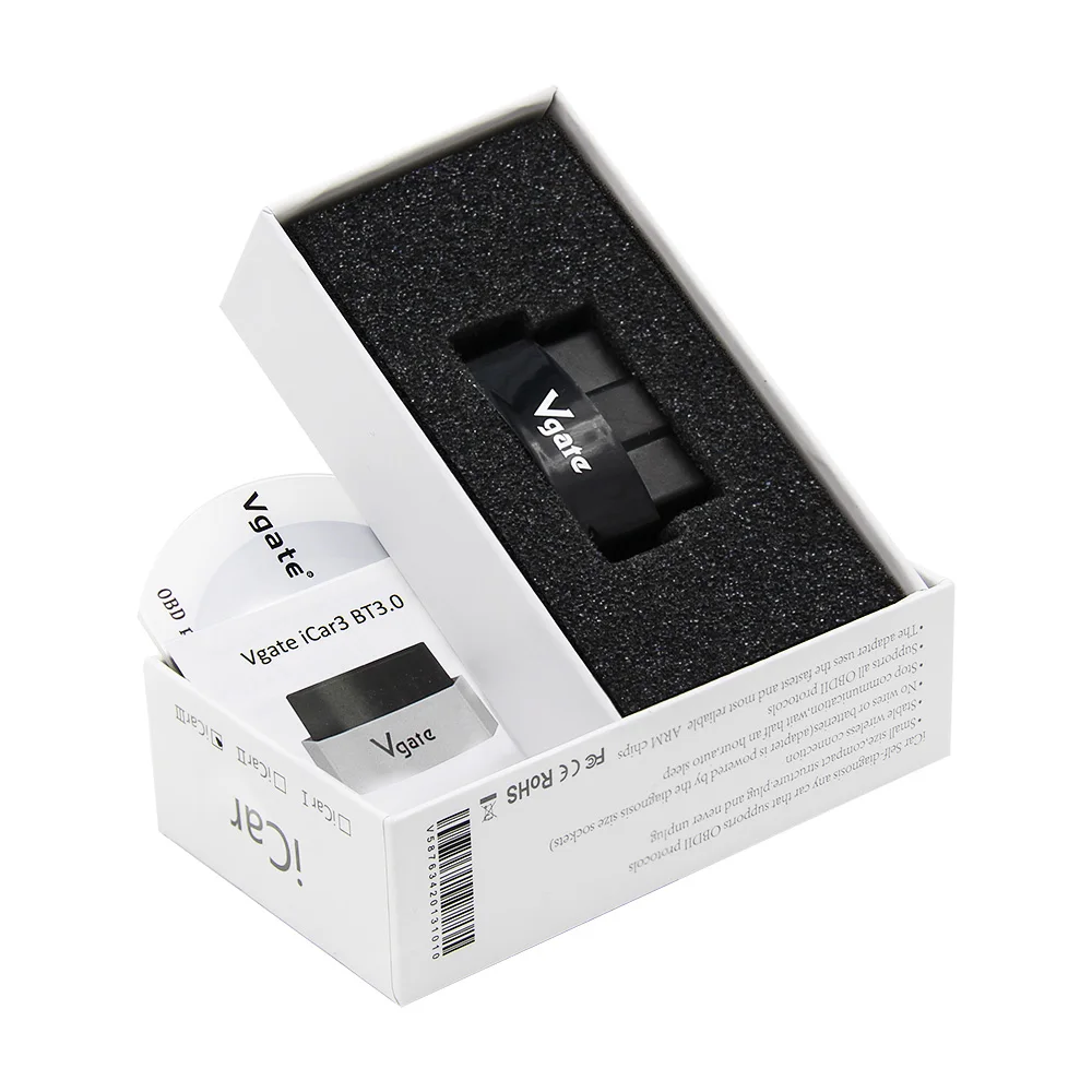 Vgate icar3 ELM327 Wi Fi Bluetooth OBDII код ридер автомобильный диагностический OBD2 сканер wi fi