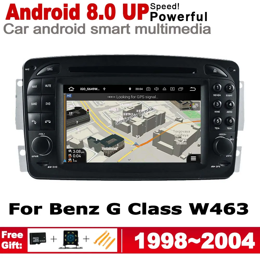 Для Mercedes Benz G Class W463 1998 ~ 2004 NTG Android 8 0 up GPS 2 Din система автомобильного радио