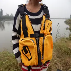 Взрослый спасательный жилет с несколькими карманами Водонепроницаемый Светоотражающие Регулируемый жилет куртка для байдарки для