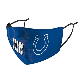 

Indianapolis Colts Football League Club Mask Protective Mask Reusable Face PM 2.5 Filter Masks Hygiene mouth Mask Mascarillas