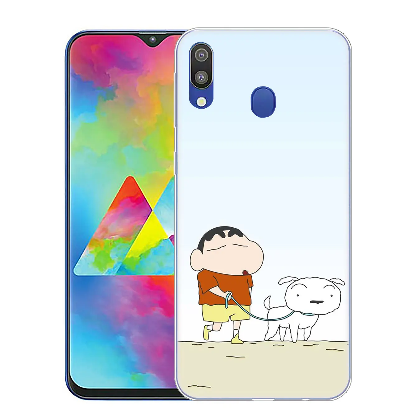 Lavaza crayou Син-тян»; милый жесткий чехол для телефона для samsung Galaxy A20E M40 M30 M20 M10 A10 A20 A30 A40 A50 A60 A70 S крышка - Цвет: 12