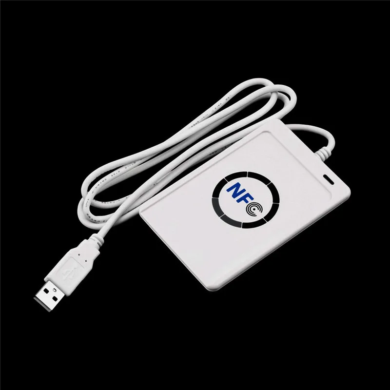 NFC RFID считыватель смарт-карт USB ACR122U NFC RFID считыватель смарт-карт писатель для всех 4 типов NFC(ISO/IEC18092) Метки+ 5 шт. M1 карта