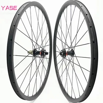

YASE 27.5er carbon mtb wheelset 27x25mm tubeless carbon wheels disc boost NOVATEC D791SB D792SB 110x15 148x12 bike disc wheels