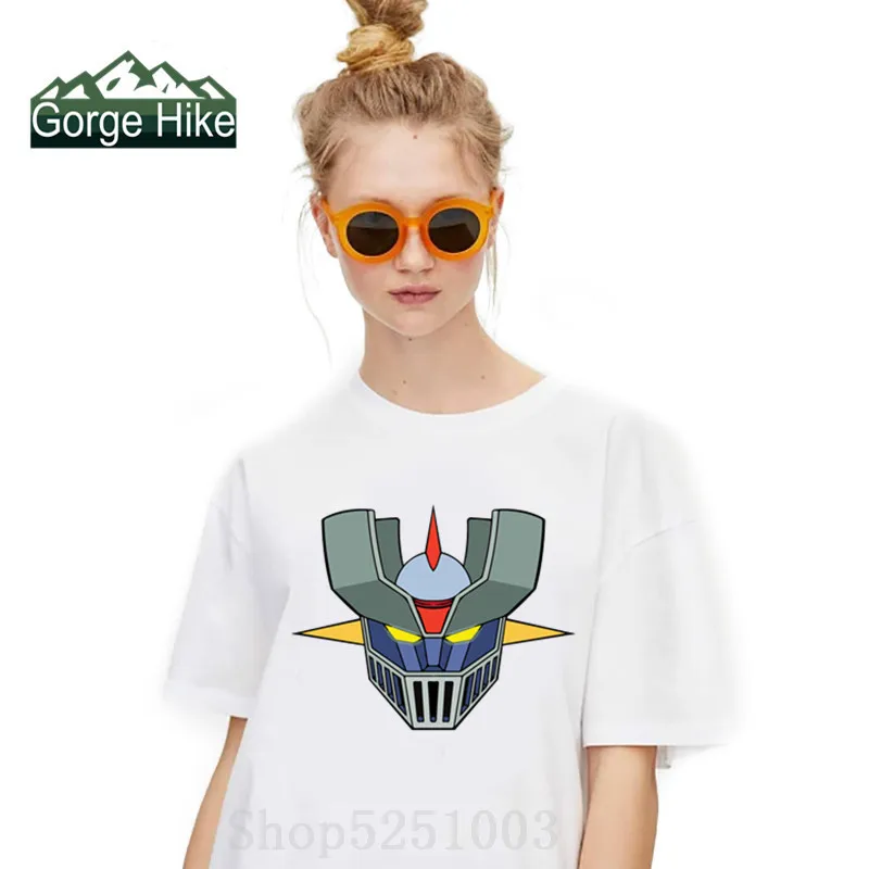 2019 футболка для фанатов аниме Mazinger Z женская модные топы одежда влюбленных воинов
