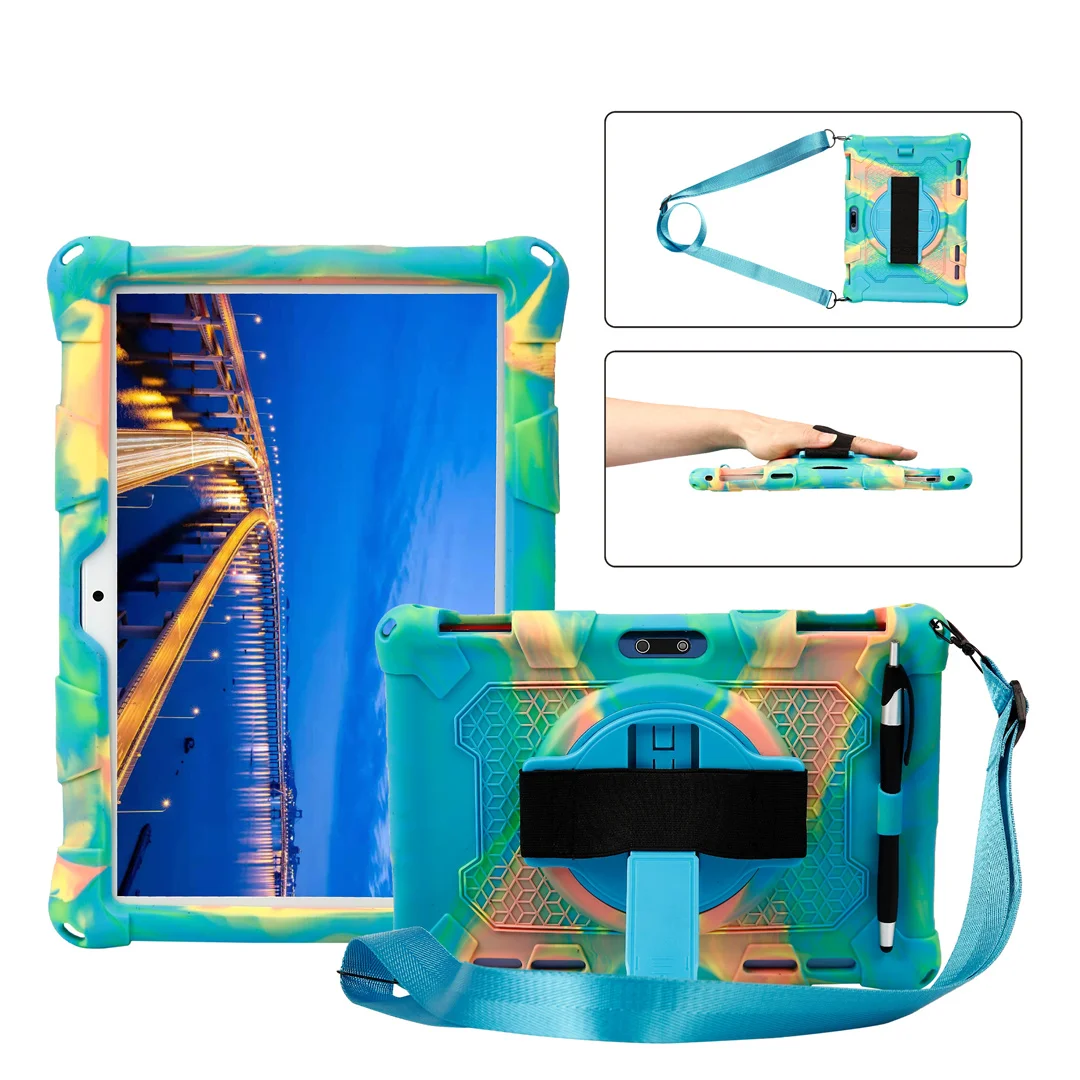 Funda Universal para tableta de silicona blanda Android, cubierta de 10