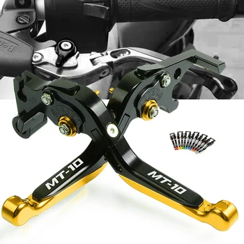 

Motorcycle Accessories CNC Aluminum Brake Clutch Levers Adjustable Folding Extendable For yamaha MT10 2016-2019