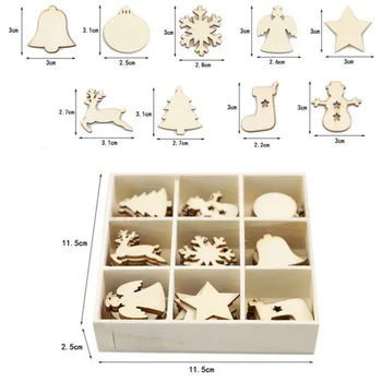 

Door Christmas Wooden Ornaments Window Staircase Wooden Christmas Tree