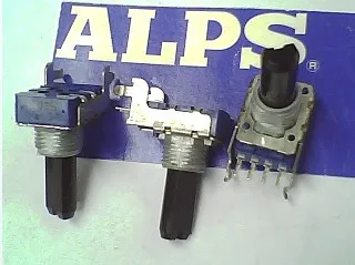 

2PCS/LOT ALPS alpine RK11 potentiometer B10K axis long 20MM