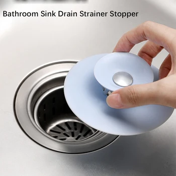 

Bathroom Sink Drain Strainer Stopper Rubber Drain Floor Plug Silicone Sink Strainer Filter Stopper Hair Kitchen Stopper