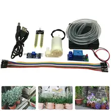 Kit automático da bomba do sensor da umidade do solo do sistema de irrigação de rega de diy a umidade da água enferruja o sensor.