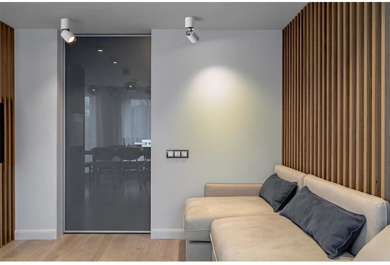 Светодиодный прожектор выставочный зал Скандинавская гостиная потолок можно регулировать под несколькими углами прожектор 7 Вт 9 Вт 12 Вт 15 Вт