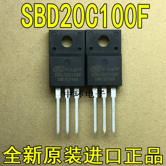 10 шт./лот SBD20C100F TO220 100V 2x10Ax m y