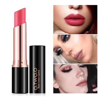 

Lip Makeup Biting Lip Makeup Lipstick Non-stick Cup Does Not Fade Velvety Satin Texture Matte Lipstick Lip Color 12 Colors
