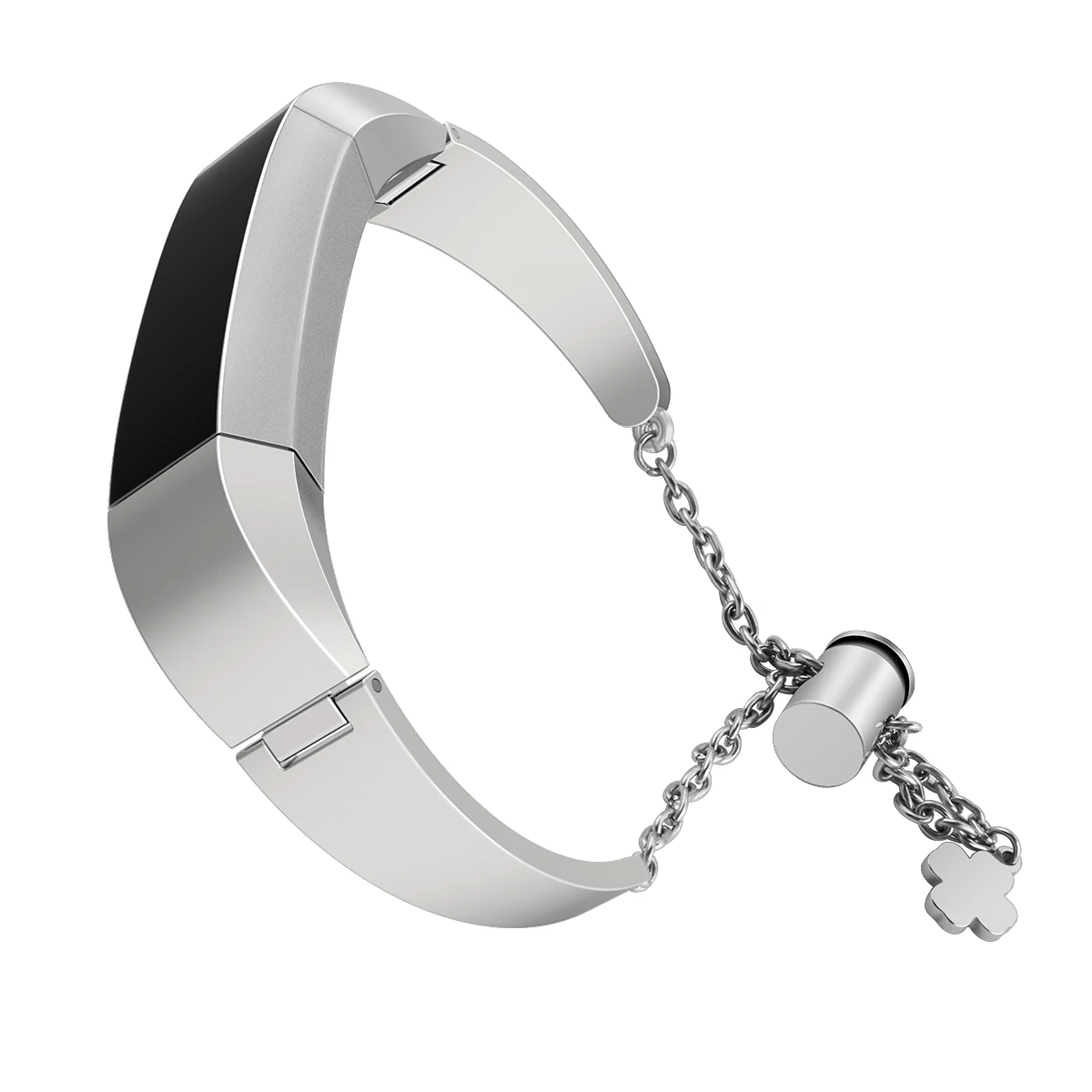Ремешок Для Fitbit Alta/Alta HR Браслет из нержавеющей стали металлический ремешок с подвеской-карабин