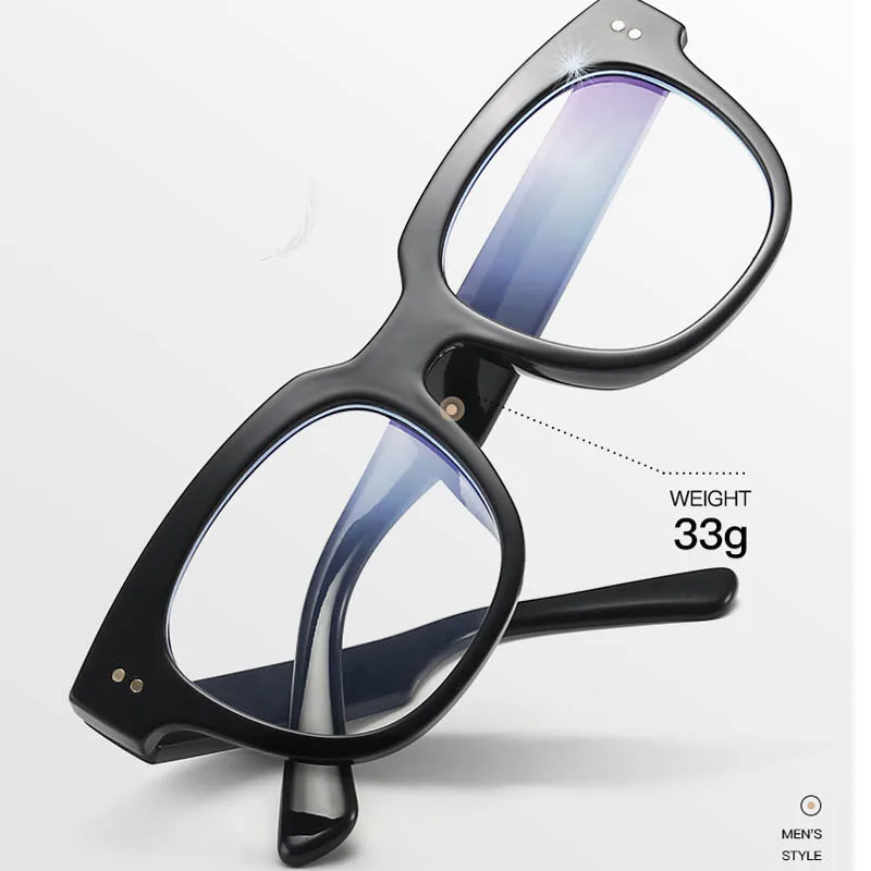 Оправа для очков в стиле ретро Женская индивидуальность ногтей черная Толстая рамка анти-синее излучение женское плоское зеркало UV400 очки оттенки Oculus
