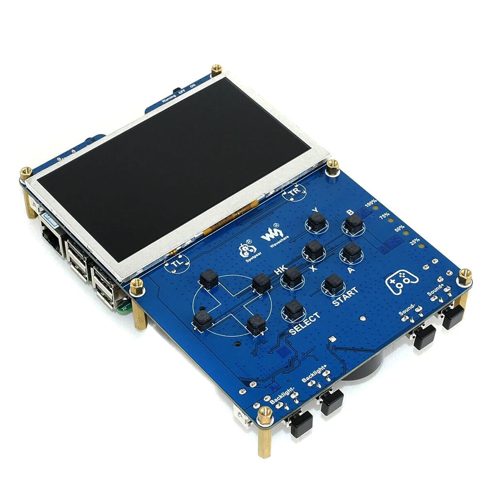 GamePi43 ips экран RetroPie игровая консоль 4,3 дюймов 800 × 480 для Raspberry Pi 3B