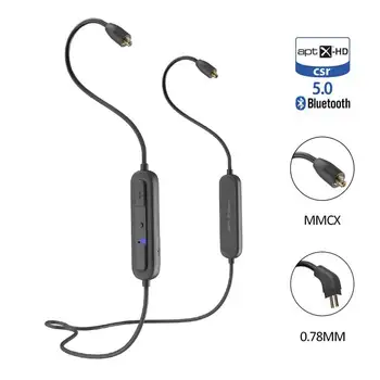 

Wireless Earphones Cable QCC3034 Aptx-HD 5.0 Bluetooth IPX5 Waterproof Sport Replaceable Wire for HiFi In-Ear Monitor Earphone