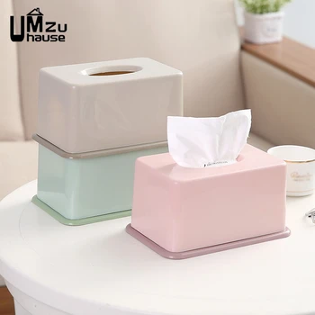 

Tissue Boxes Napkin Toilet Paper Extraction Household Organizer For Living Room Restaurant Storage Bin Plastic Home Organization