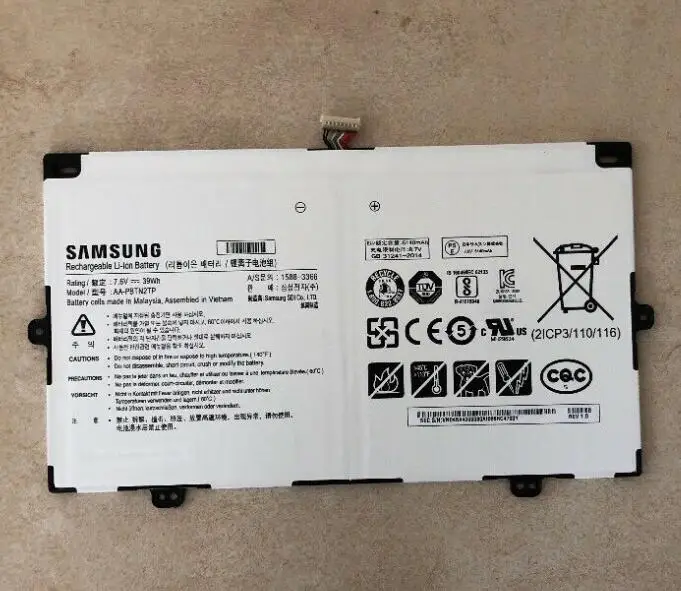 Новый оригинальный аккумулятор для SAMSUNG Chromebook xe510c24 xe510c25 xe513c24 AA-PBTN2TP 7 6 V 39WH |