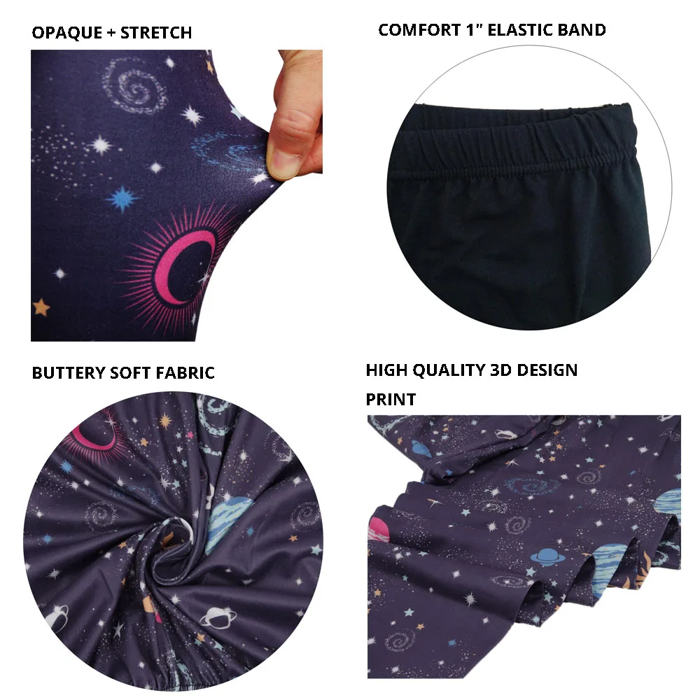 galaxy printed leggings for women  (6)
