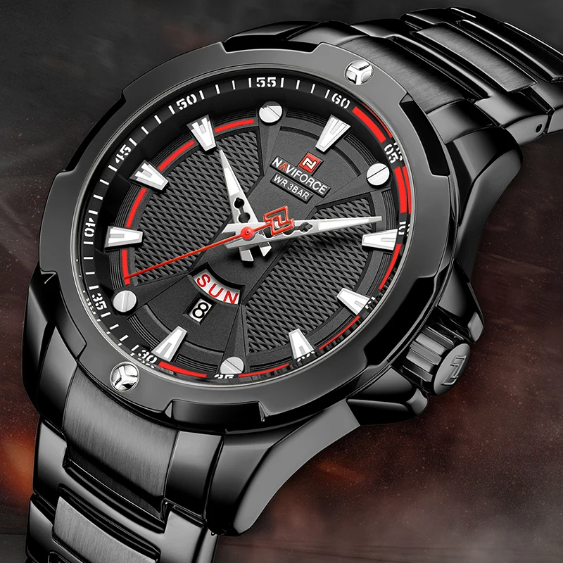 NAVIFORCE мужские часы лучший бренд класса люкс Модные кварцевые мужские часы водонепроницаемые спортивные мужские военные наручные часы Relogio Masculino