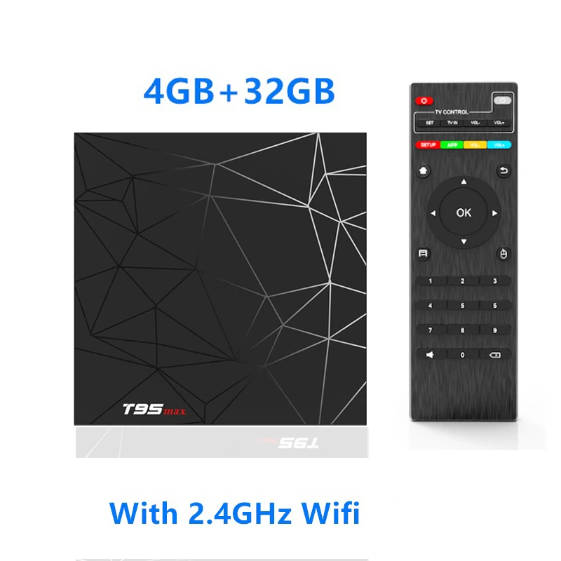 4 Гб ram 64 Гб rom 6K Smart tv BOX Android 9,0 T95 MAX Allwinner H6 четырехъядерный 2,4G Wifi Youtube 16G/32G T95MAX телеприставка - Цвет: 4GB32GB