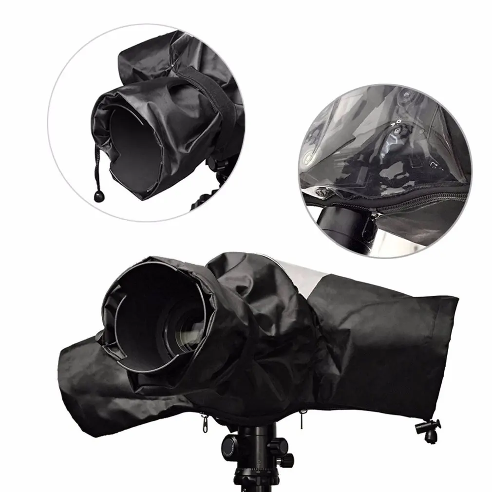 Водонепроницаемая непромокаемая накидка для камеры нейлоновая прозрачная Новая камера дождевик Пылезащитный протектор для DSLR камеры для Canon/Nikon/sony