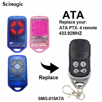 ATA PTX-4 Securacode Garage/Gate Door Replacement Remote Control Transmitter For ATA PTX4 433.92 MHz 1