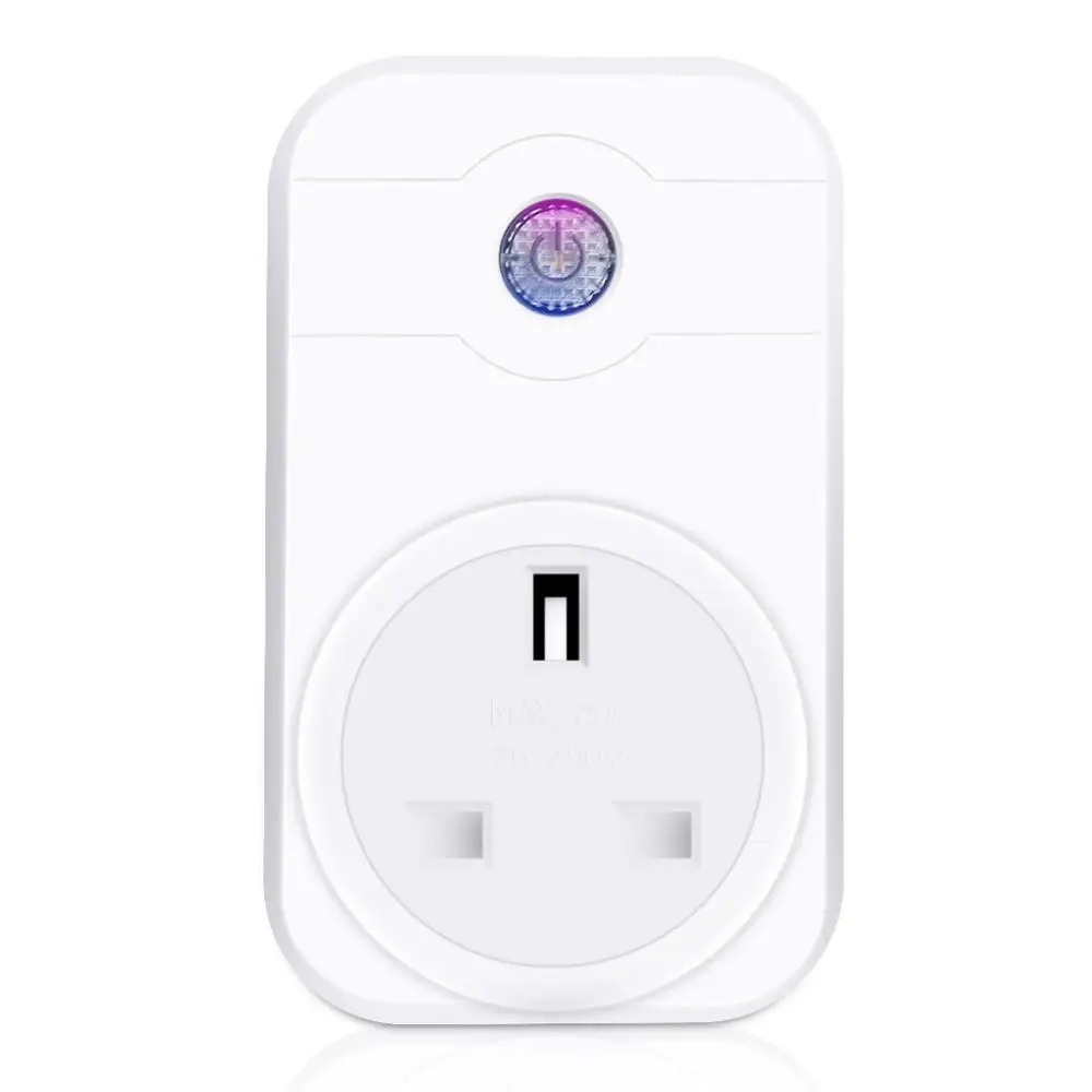 ЕС/Великобритания Smart Plug дистанционный переключатель времени интеллектуальная память Энергосбережение с Alexa/Google Assistant - Тип: UK Smart Plugs
