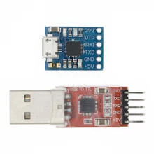 Cp2102 módulo usb para ttl série uart stc baixar cabo super escova linha atualizar um tipo usb micro usb 5pin 6pin