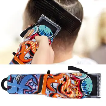 

Barber Razor Electric Hair Clipper Graffiti Hair Clipper Rechargeable Retro Hair Trimmer Cutting Machine Safety Razor