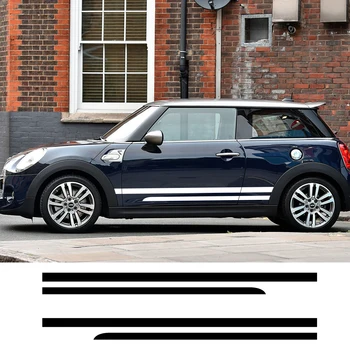 

2Pcs Car Side Door Stickers For Mini Cooper Countryman R60 Cooper S,D,ALL4,One,SD,JCW Vinyl Film Decals Car Tuning Accessories