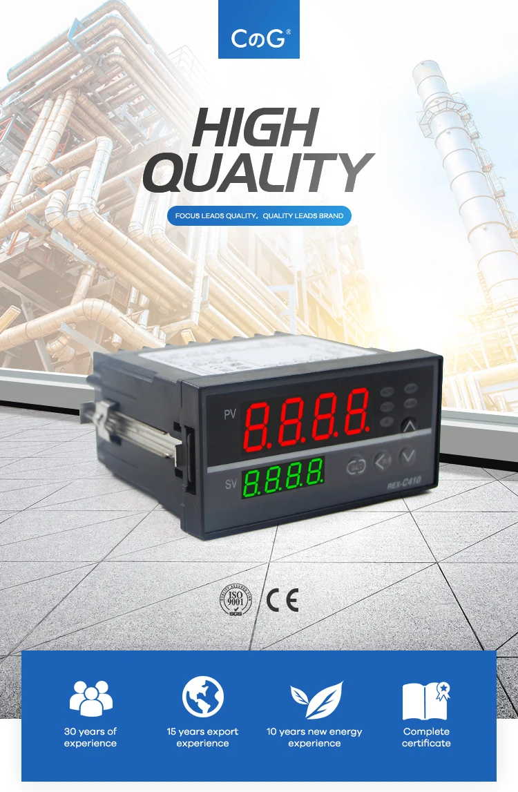 Controlador de temperatura pid de termostato, 96*48mm