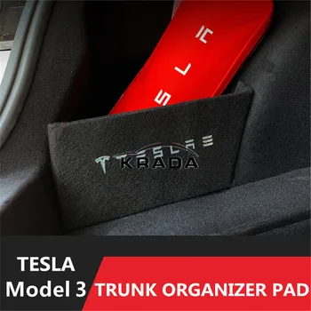 

1X Trunk Partition For Tesla Model 3 2017-2020 Decorative Storage Baffle Organizer Car Accessories