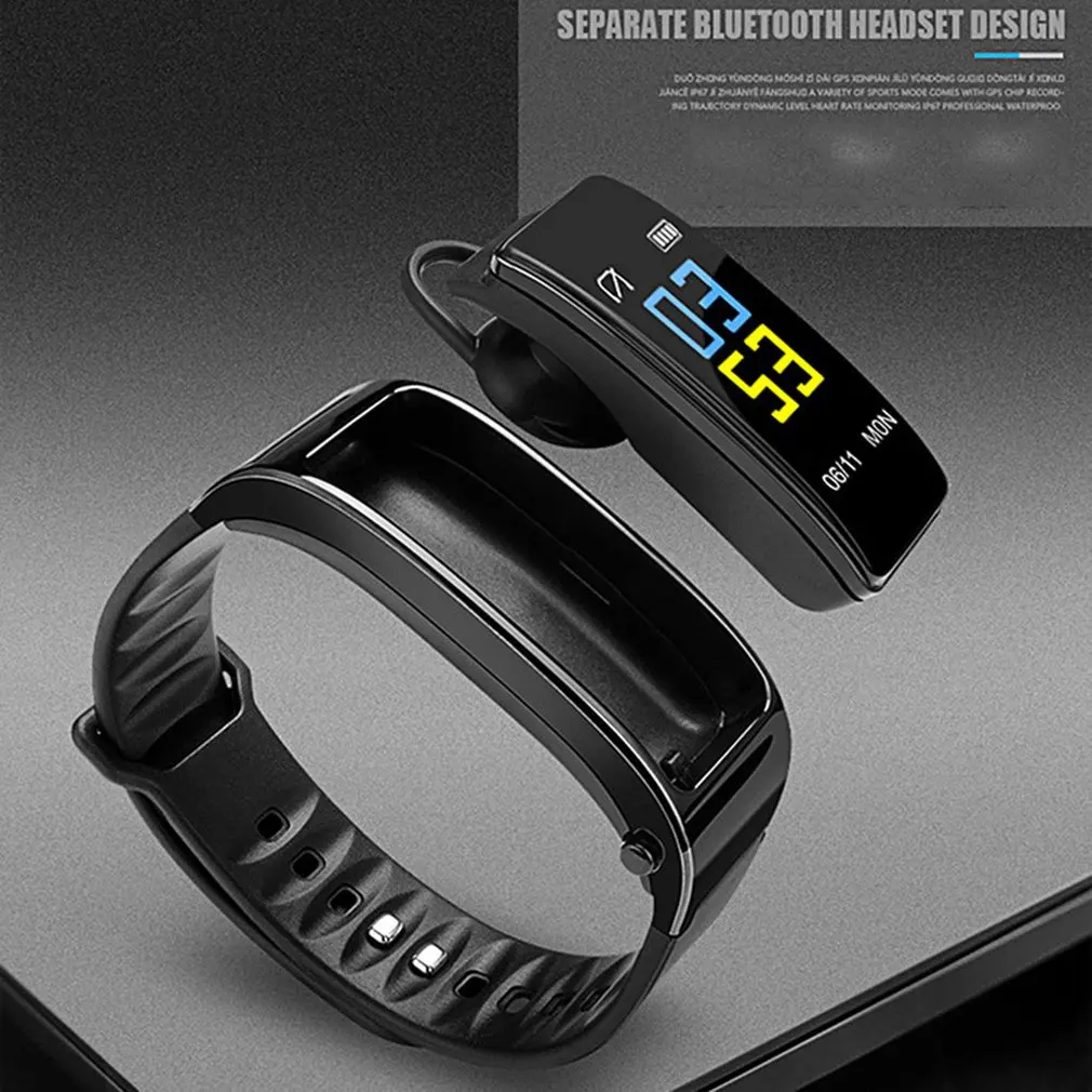 Smart Bracelet Y3 Wristband Waterproof Touch Screen Wireless Control Fitness Pedometer For Sport With Heart Rate Function Smart Bracelet Y3 Wristband Waterproof Touch Screen Wireless Control Fitness Pedometer For Sport With Heart Rate Function