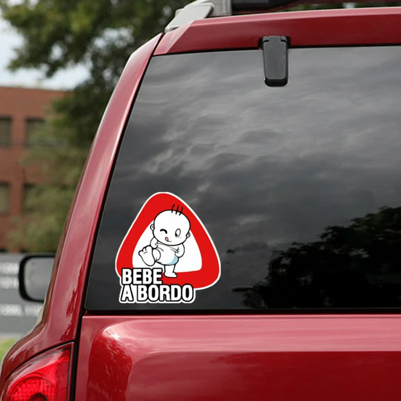 Aliauto Lovely Car Sticker Baby On Board Bebe A Bordo Auto Decoration Waterproof Vinyl Decal For Honda Crv Yeti Jeep 15cm 14cm Car Stickers Aliexpress