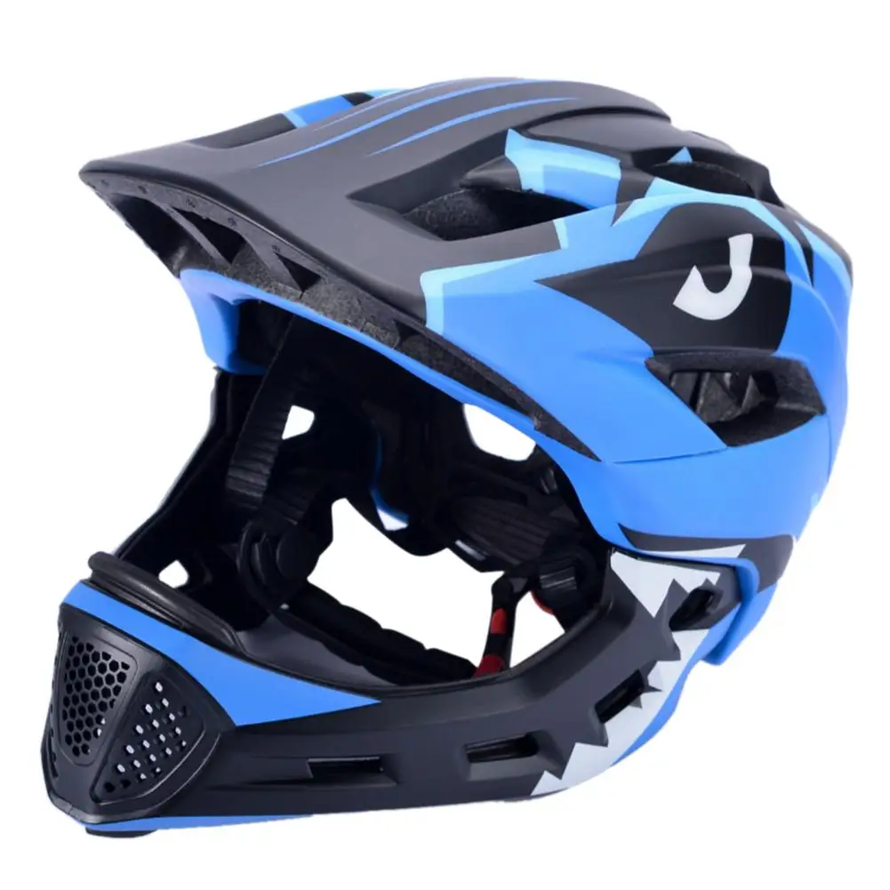 Bicycle Helmet Children Balance Bike Full Helmet Integrally-molded Outdoor Cycling Accessories Bike Helmet - Цвет: blue