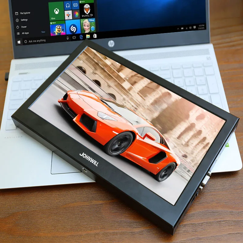 

New 10.1 inch 1920*1200 Resolution HD LCD Screen Portable Display VGA HDMI DC Port for PS3/PS with Metal Stand Monitor