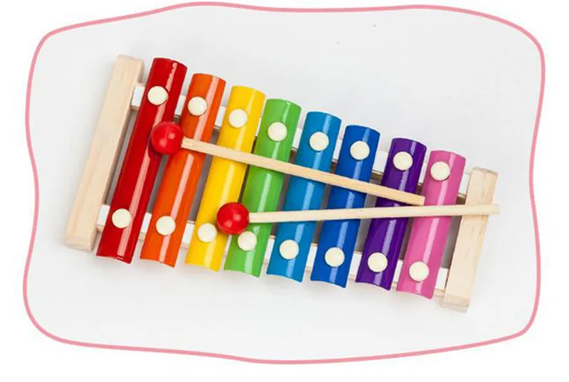 Новейший популярный музыкальный инструмент, игрушка с деревянной рамкой, ксилофон для детей, музыкальные забавные игрушки для детей, развивающие игрушки, подарки