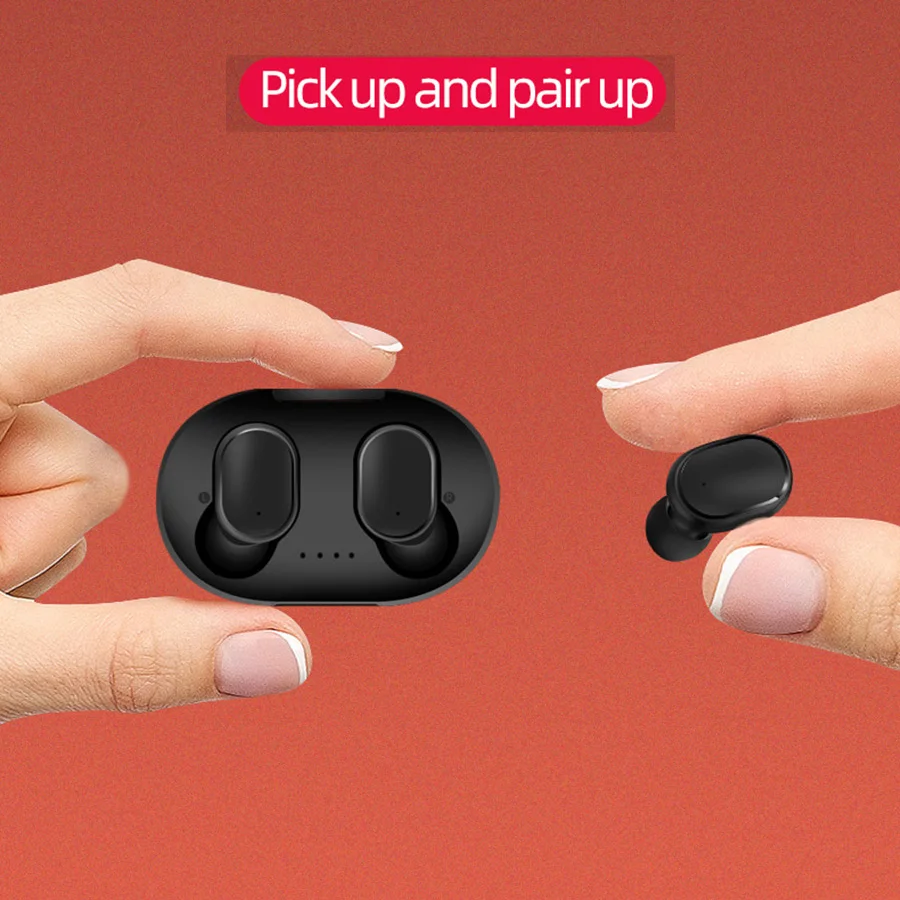 A6S Bluetooth гарнитуры VS Redmi Airdots беспроводные наушники 5,0 TWS наушники с шумоподавлением микрофон для iPhone Xiaomi huawei samsung