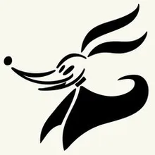 Клоун 14X13 поколение резные съемные Классные модные креативные наклейки на стену гостиная диван стены