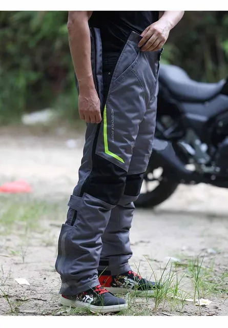 SCOYCO pantaloni da Moto da uomo Motocross Keep Warm Pantalon Moto pantaloni  da equitazione pantaloni con protezioni per il ginocchio P072 - AliExpress