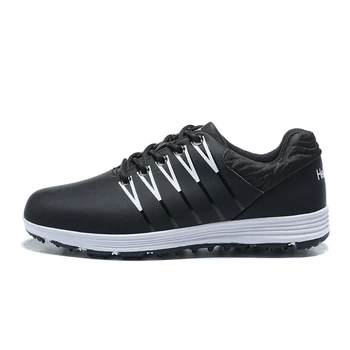 

2020 Hot Sale Golf Shoes for Men Rubber Gym Men Shoes Leather Mens Golf Shoes Hard-Wearing Men Training Shoes Size 39-44