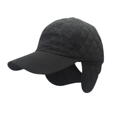 Женская зимняя теплая Солнцезащитная шапка-ушанка из искусственного хлопка, унисекс, для девочек, шапка с ушками, Спортивная уличная бейсболка