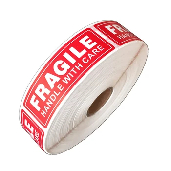 

1 Roll/500Pcs Fragile Stickers - Fragile Handle with Care Labels - for Moving, Shipping, Mailing
