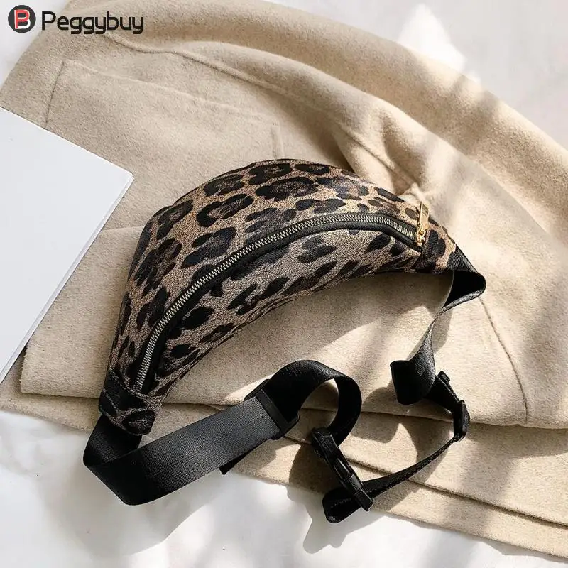 PU сумки леопардовая поясная сумка женская модная кожаная повседневная сумка через плечо нагрудная сумка регулируемый ремень поясная сумка поясные сумки
