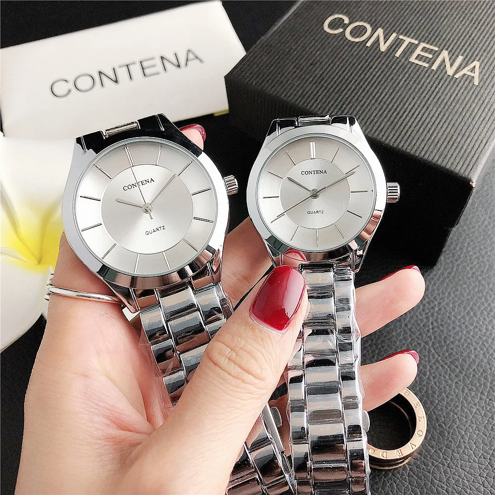 

7289BY New hot selling men and women couple simple business with fashion watch factory direct sales