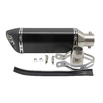

51mm Exhaust Muffler Silencer For 125-600cc Chinese Pit Dirt Bike Motorcycle ZZR ZX6R 250R EX250 Z800 Z750 Z250sl