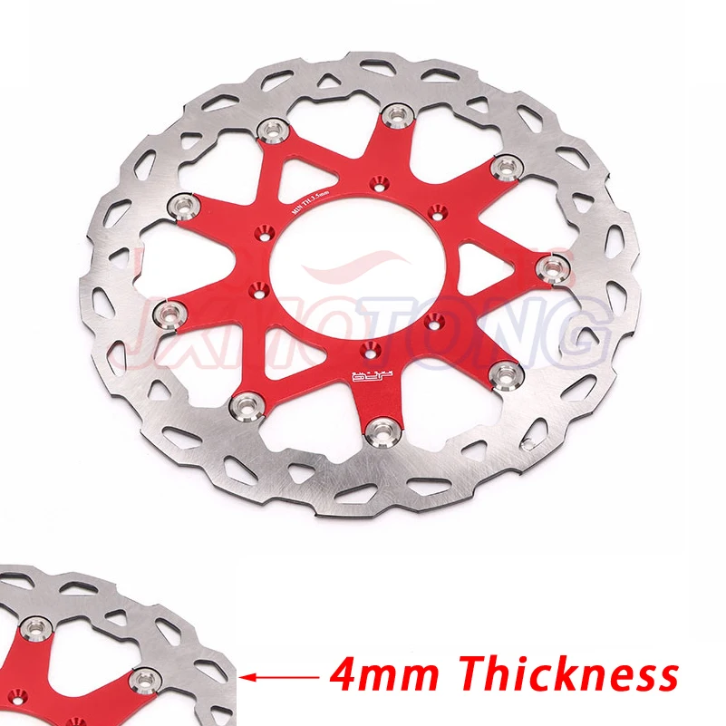 

320MM Oversize Front Floating Brake Disc Rotor For HONDA CR CRF CR125 CR250 CRF250R CRF250X CRF450X CRF450R Motocross Enduro