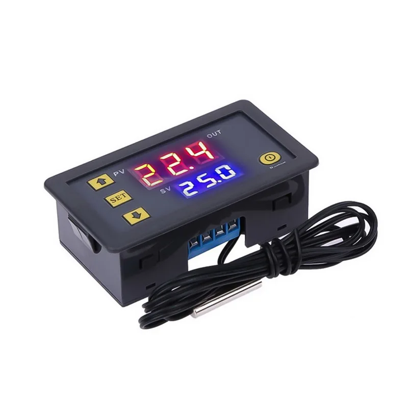 

DC 12V/24V/AC 110V 220V Cycle Time Timer Delay Relay LED Dual Digital Display Timing Adjustable Power Supply Thermolator